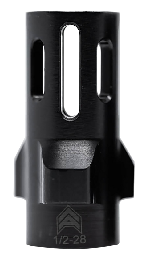 Angstadt Arms 3-Lug 9mm Flash Hider, 1/2x28, Black Nitride - AA093LHB28
