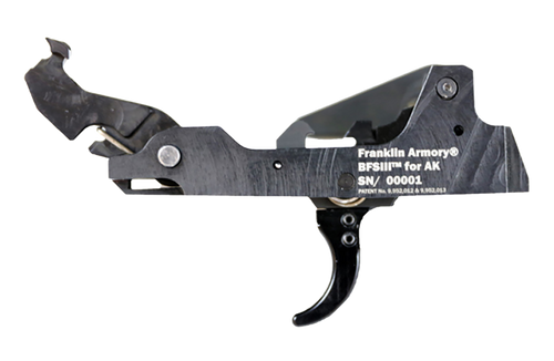 Franklin Armory BFSIII AK-C1 Binary Firing System Curved Trigger, Black - 0350000BLK