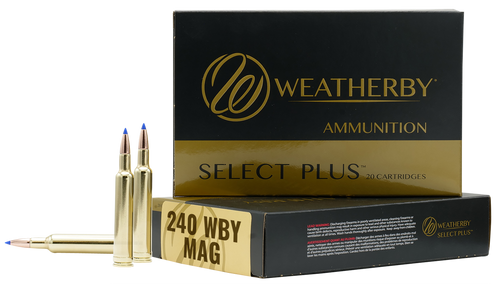 Weatherby Select Plus 240 Wby Mag 80gr Barnes Tipped TSX Lead Free Rifle Ammunition, 20rd Box - B24080TTSX