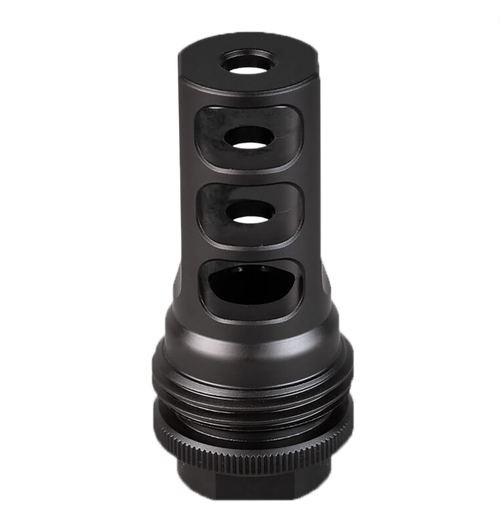 SilencerCo ASR Muzzle Brake 11/16"x24 .458 Cal, Black Nitride - AC1961