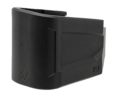 Strike Industries Enhanced Magazine Plate +5 Glock 19 9mm Luger, Black Polymer - EMPG19