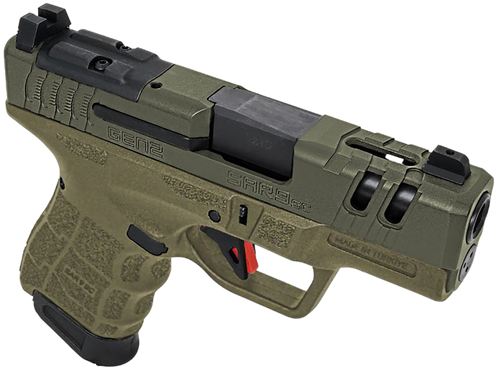 SAR USA SAR9 SC Gen2 9mm 3.3" 15+1 Pistol, OD Green Cerakote - SAR9SCG2OD