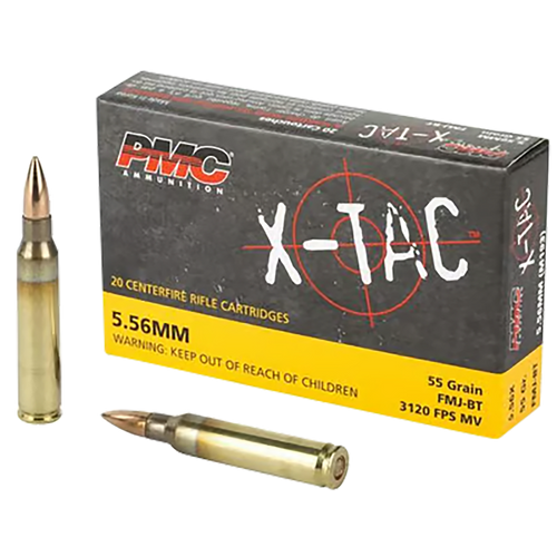 PMC X-Tac Battle Pack 5.56 NATO 55gr FMJ-BT Rifle Ammunition 200rd - 556XBP