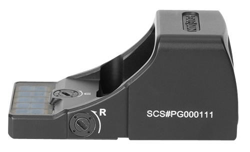 Holosun SCS 1x 0.58" x 0.77" 2 MOA Green Dot/32 MOA Circle Multi-Reticle Red Dot Sight, Black - SCS-MP2-GR