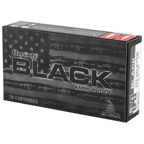 Hornady Black 224 Valkyrie 75gr Boat Tail Hollow Point 20rd Box - 81532