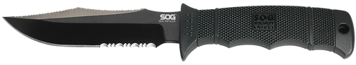 SOG Seal Pup Elite Fixed Blade Knife, Black - SOGE37TK
