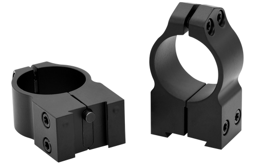 Warne Maxima Scope Rings, 1" Tikka High Matte Black - 2TM