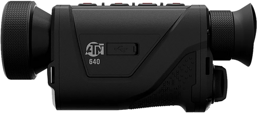 ATN Blaze Hunter Pro 650 Thermal Monocular 3.5-28x 50mm with Laser Rangefinder, Black - TIMNBLH650LRF