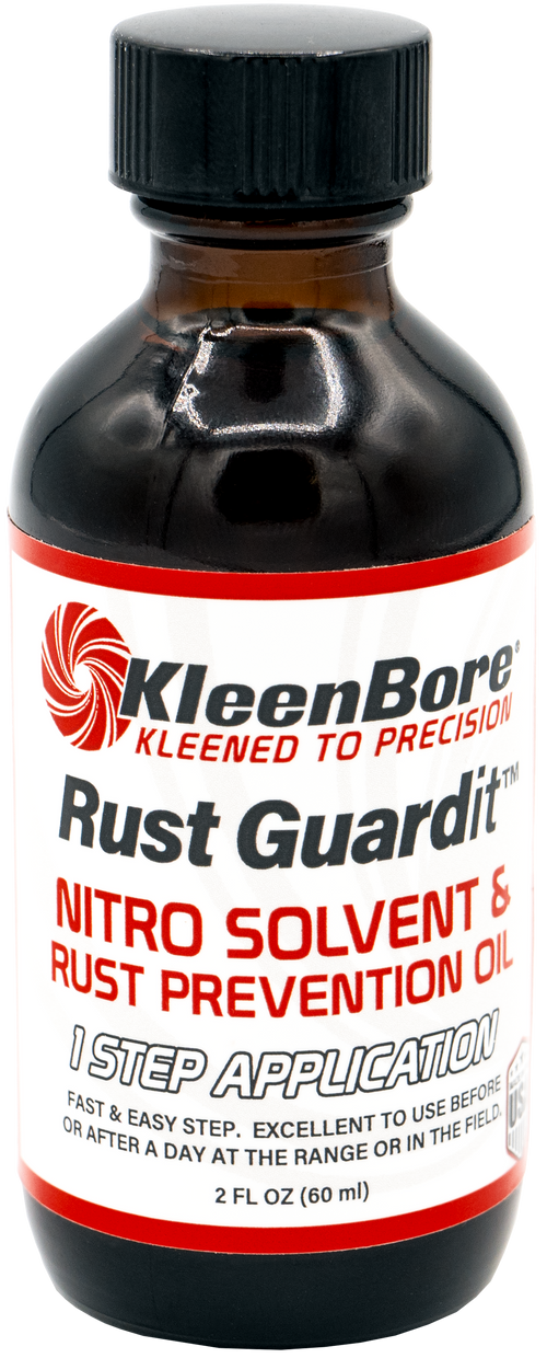 Kleen-Bore Rust Guardit Nitro Solvent & Rust Prevention Oil 2oz - RG2BCASE