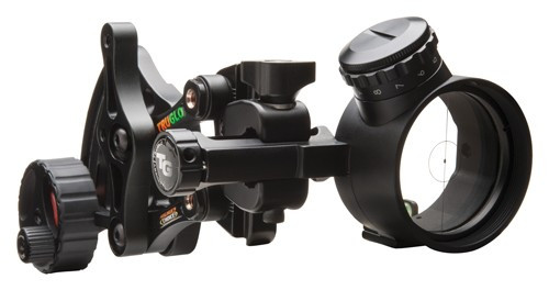 Truglo Range Rover Pro Bow Sight with Green LED Dot Black - TG6401GB