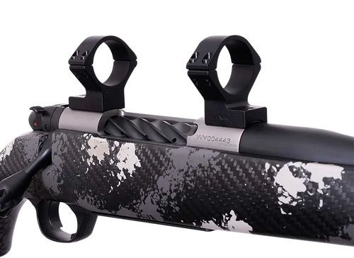 Weatherby Mark V Medium Scope Mount/Ring Combo, 1" Tube, Matte Black - TRBVLAS1