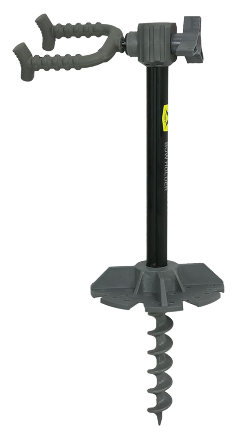 Hawk Earth Anchor Bow Holder, Black - HWK3840