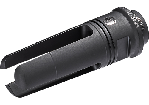 SureFire SOCOM 3-Prong Flash Hider, 7.62mm, 5/8"-24 Thread, Black DLC - SF3P7625824