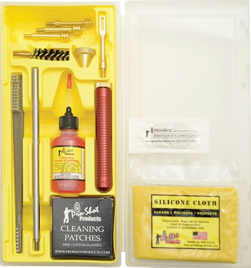 Pro-Shot Classic Box Kit .38-.45 Cal Pistol Cleaning Kit - MPK3845