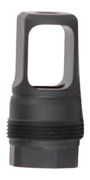 FUQUA Precision Machining M-80 36C Muzzle Brake 1/2x28, Stainless Steel Black DLC - M803612X28SSBLKDLC