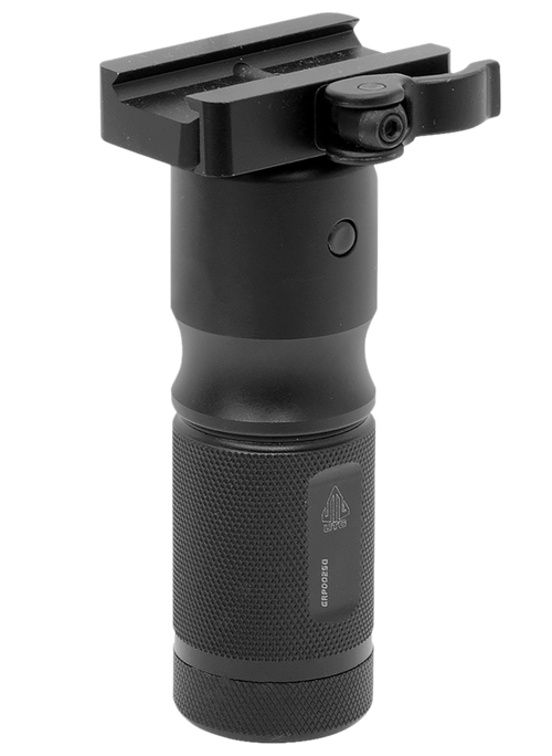 Leapers UTG QD Foldable Low Profile Foregrip, Matte Black Aluminum - MNTGRP002SQ