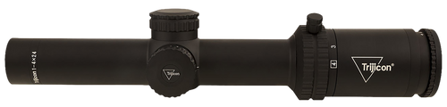 Trijicon Credo 1-4x24mm 30mm Riflescope, Matte Black Illuminated Green MRAD - 2900012