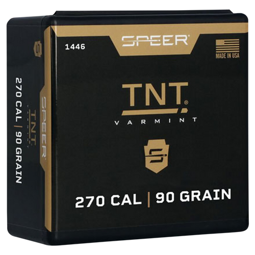 Speer TNT 270 Caliber 90 Grain Hollow Point Rifle Bullets - 1446
