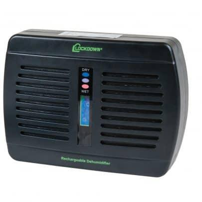 Lockdown Rechargeable Dehumidifier, Black - 1092878
