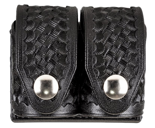HKS SpeedLoader Case Double Large Black Basketweave - 203BLBN