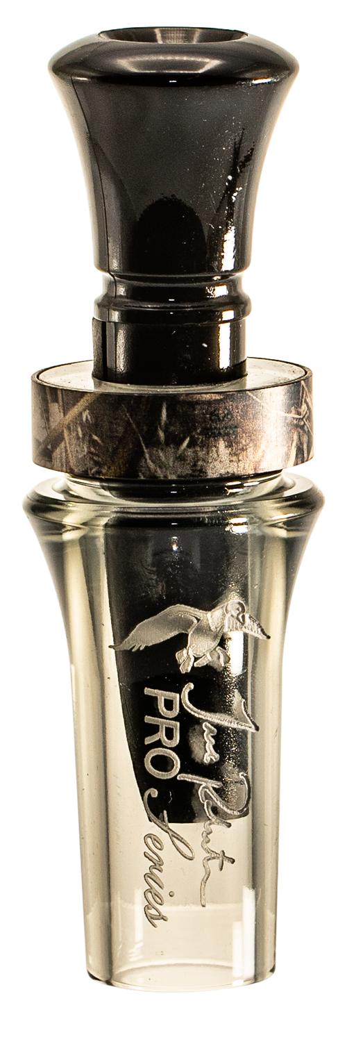 Duck Commander Jase Robertson Friction Open Call Double Reed Mallard Hen Sounds, Smoke Gray - DCPROAS