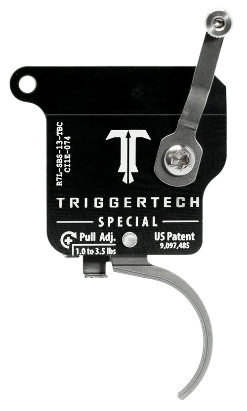 TriggerTech Special Single-Stage Curved Trigger, Left Hand, 1-3.50 lbs - R7LSBS13TBC