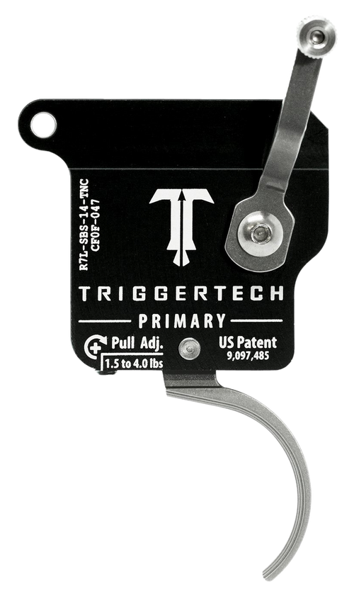 TriggerTech Primary Left-Hand Single-Stage Curved Trigger, 1.50-4 lbs - R7LSBS14TNC