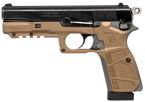 Recover Tactical HPC-02 Grip & Rail System, Tan Polymer Picatinny for Browning Hi-Power - HPC02