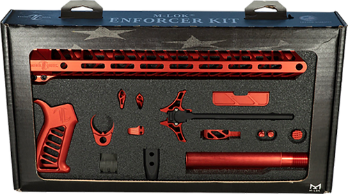 Timber Creek Outdoors Enforcer Complete Build Kit, Red Anodized - TCOEKR