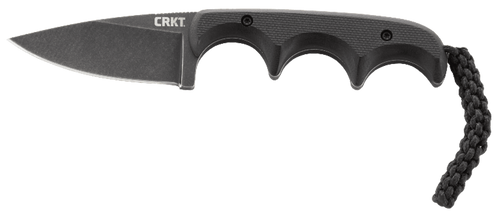 Columbia River Knife & Tool Minimalist Drop Point Fixed Blade Knife, Black - 2384K