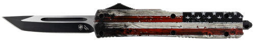 Templar Knife Gen II Slim OTF Wood US Flag Tanto - MWUS231