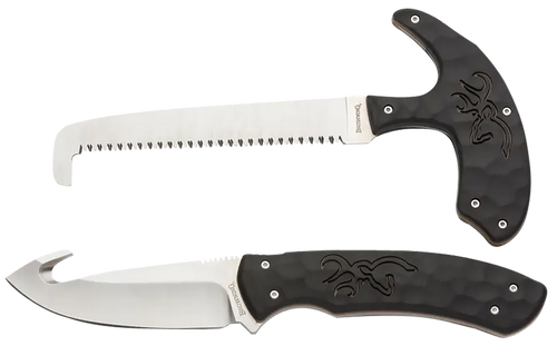 Browning Primal Combo Fixed Blade Knife Set, Black - 3220420