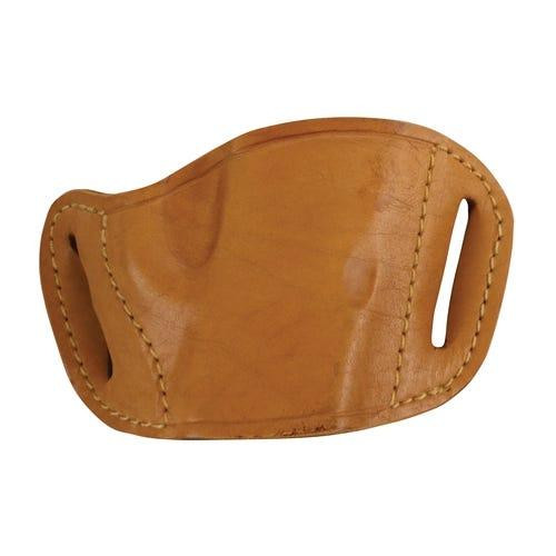 Bulldog Molded OWB Belt Slide Holster, Tan Leather - MLTM