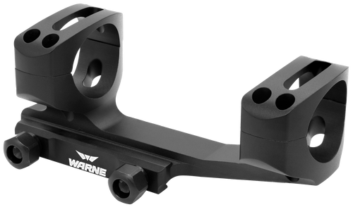 Warne X-SKEL Extended Skeletonized 1" Scope Mount, Black - XSKEL1TW
