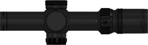 Zero Tech Optics Vengeance HD 1-10x28mm Rifle Scope, Black - VG11028F-IR