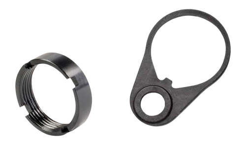 White Label Armory Quick Detach End Plate Kit, Black Aluminum/Steel AR-15 - WLA-BUF-7007-01