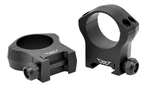 Warne Mountain Tech Scope Rings 30mm High, Matte Black - 7215M