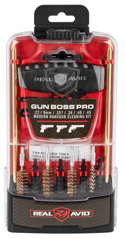 Real Avid Gun Boss Pro Handgun Cleaning Kit - AVGBPRO-P