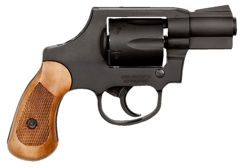 Armscor Rock Island M206 Spurless .38 Special 2" 6rd Revolver, Black Parkerized - 51280