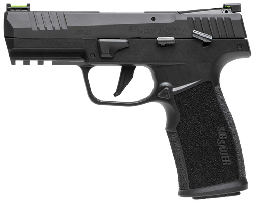 Sig Sauer P322 .22 LR 4" 10+1 Semi-Auto Pistol, Black Anodized - 322C-BAS-CA