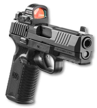 FN 510 MRD 10mm 4.1" 15rd Striker-Fired Pistol, Matte Black with Holosun 407C - 66-101857
