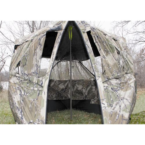 HME Ground Blind Support Pole, Silver - HME-GBSP