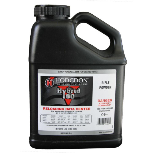 Hodgdon Hybrid 100V Spherical Rifle Powder 8 lbs - HY1008