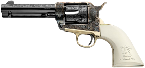 Pietta Great Western II Deadman's Hand .357 Mag 4.75" 6rd Revolver, Blued/Color Case Hardened - GW357DMH434NMAE