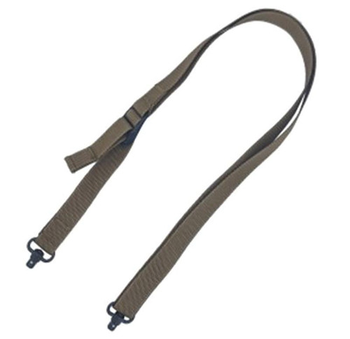 TacShield Sport Ridge 2 Point Rifle Sling 1" Wide QD Swivels Coyote Brown - 03502CY