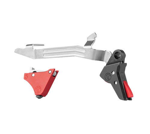 Timney Triggers Alpha Competition Trigger, Glock Gen 5 Large Frame, Red Anodized - ALPHAGLOCK5LARGERED