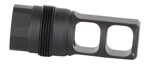 Fuqua Precision Machining Spleen 556 Muzzle Brake 5/8x24, Stainless Steel Black DLC - SSPL55658X24SSBLKDLC