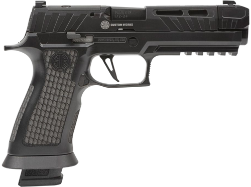 Sig Sauer P320 Spectre Comp Blackout 9mm 4.6" 21+1 Pistol, Black Cerakote - P320V004