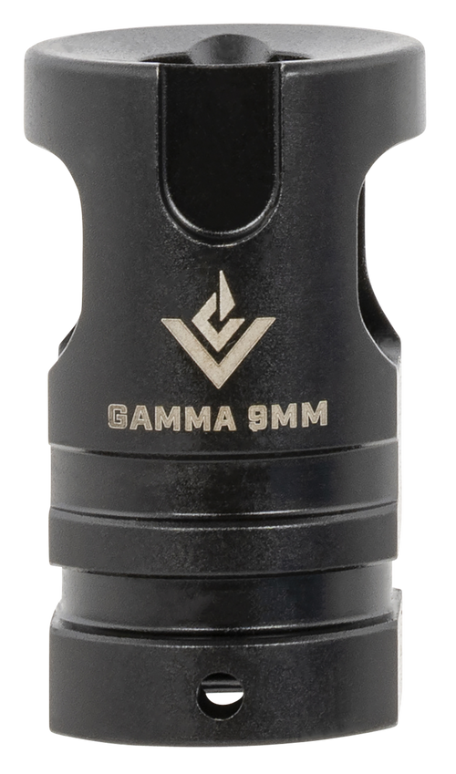 VG6 Precision Gamma 9mm Muzzle Brake, Black Nitride - APVG200027A