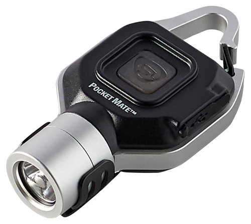 Streamlight Pocket Mate USB Rechargeable Keychain Flashlight, Silver - 73300